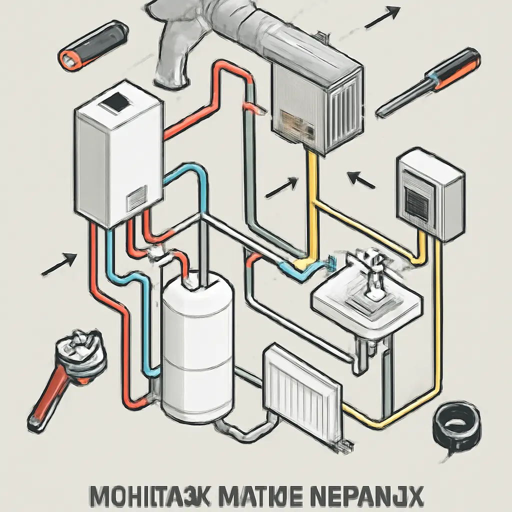 Схема экспресс-плана монтажа инженерных систем